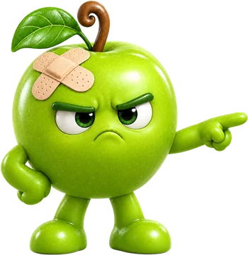 Mascot pointing