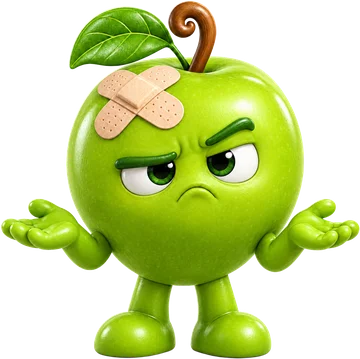 Mascot shrugging